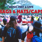 音楽フェス・ライブのバッグ＆帽子