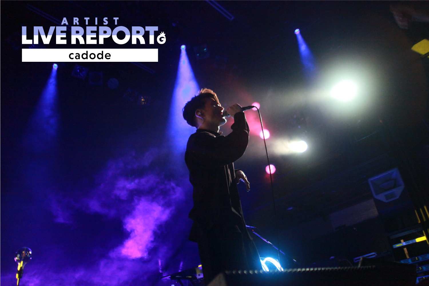 「【ライブレポート】cadode 1st Oneman Tour『虫の知らせ』12/10渋谷WWW｜「生きていてくれたらいい」ということ」のアイキャッチ画像